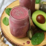 Cherry-Spinach Anti-Inflammatory Smoothie in Glass